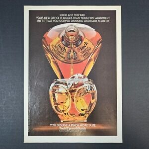 1983 Pinch 12‎ Year Old Scotch Whisky Dimple Vintage Print Ad Haig Renfield NYC